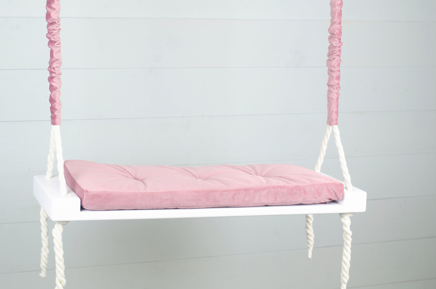 Adult Inside White Swing With A Pink Seat – Christyle Store