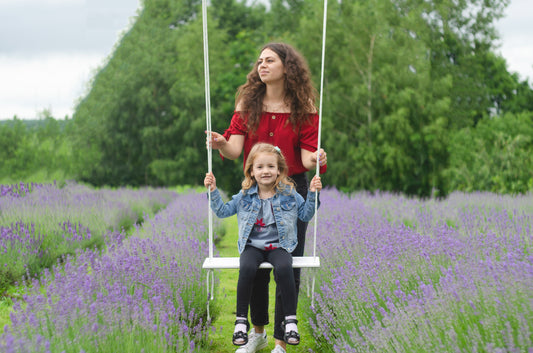 Adult Outdoor White Wooden Swing